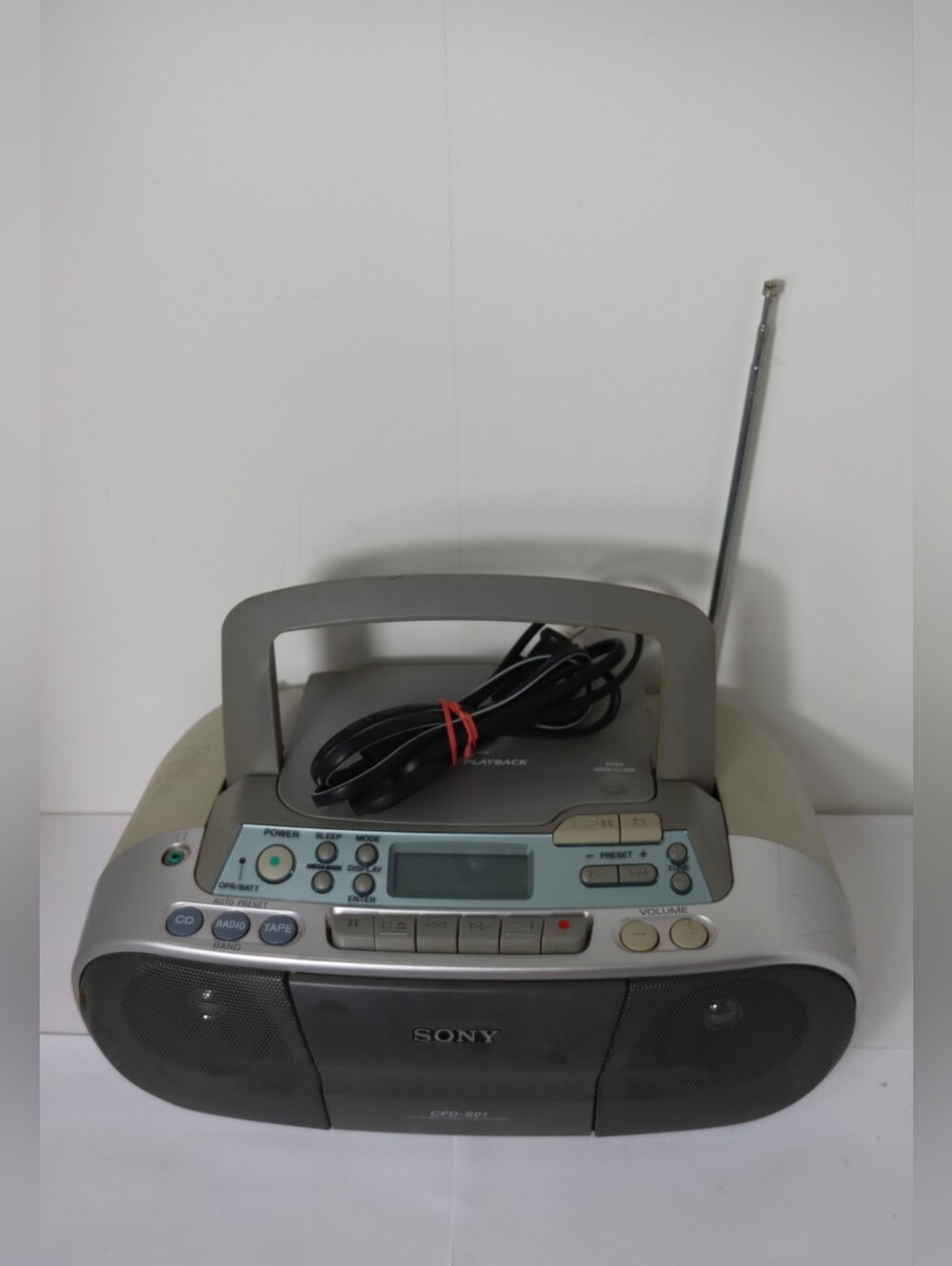 Sony Cassette/ CD Player CFD-S01